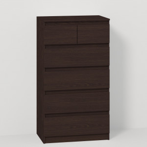 Комод Line КF2+F4 ДСП 700x450x1270 мм Дуб венге магія