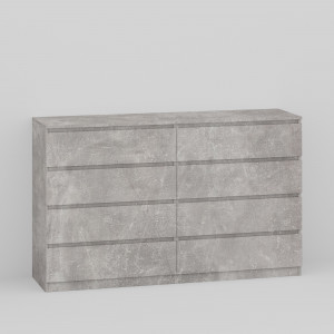 Комод Line КF8 ДСП 1400x450x1035 мм Бетон