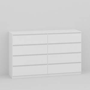 Комод Line КF8 ДСП 1400x450x1035 см Білий