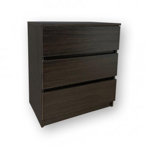 Комод Мері на 3 шухляди ДСП 600х370х700 мм Венге магія