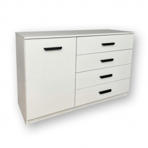 Комод Milan 4+1 ДСП 1100х410х800 мм Білий (10103618) Комод Milan 4+1 ДСП 1100х410х800 мм Білий (10103618)