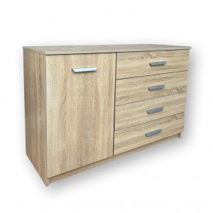 Комод Milan 4+1 ДСП 1100х410х800 мм Дуб сонома (10103631) Комод Milan 4+1 ДСП 1100х410х800 мм Дуб сонома (10103631)