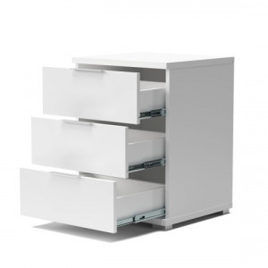 Комод Niko NK3 3Ш 460x610х420 мм білий платиновий