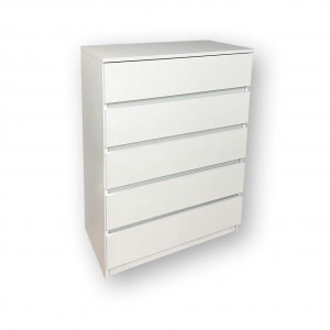 Комод Sofi на 5 шухляд 700х370х1050 мм Білий