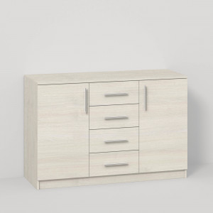 Комод Standart К4+2D ДСП 1200x450x800 мм Шамоні світлий