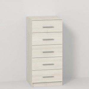 Комод Standart К5h ДСП 16 мм 500x450x1100 мм Шамоні світлий