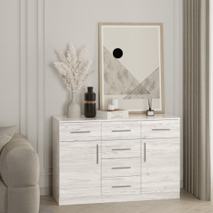 Комод Standart К6+2D ДСП 1200x450x800 мм Аляска