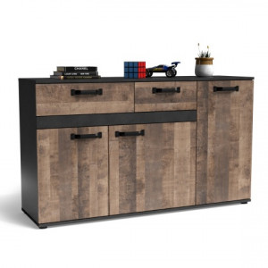 Комод Stripe SP868 1420х830х400мм ДСП 16мм Матера/Дуб колоніальний