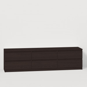 Комод TV Line ТVF2x3 ДСП 2100x450x560 мм Дуб венге/Магія