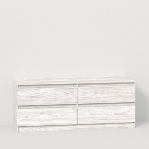 Комод TV Line ТVF4 ДСП 1400x450x560 мм Аляска