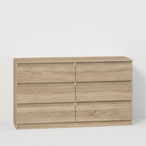 Комод TV Line ТVF6 ДСП 1400x450x800 мм Дуб сонома (13560049)