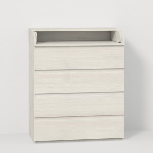 Комод пеленальний Line КРF4 ДСП 800x450x1020 мм Шамоні світлий