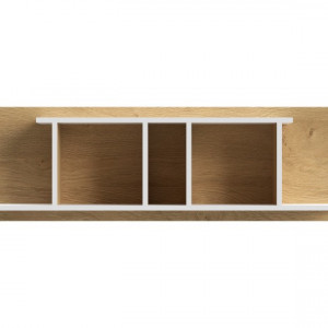 Меблева стінка Fumo Set 2 3070х540х1720 дуб кам'яний/білий