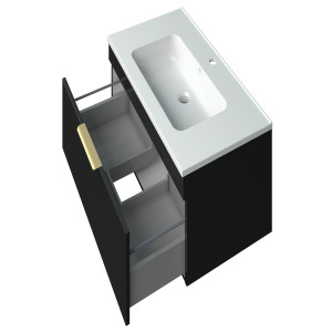 Тумба підвісна Адель 120 1200x480x480 Чорний Л