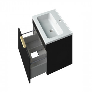 Тумба підвісна Адель 60 600x480x480 Чорний Тумба підвісна Адель 60 600x480x480 Чорний