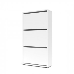 Тумба під взуття Teo TO3 701x1339х260 мм білий платиновий