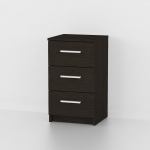 Тумба приліжкова на 3 шухляди Elvin 378x352x659 мм Венге Магія