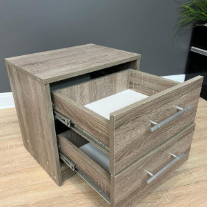 Тумба приліжкова Exclusive 450х350х450 мм Дуб сонома Трюфель