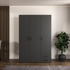 Berno BE6 Шафа 1200x516x1770 антрацит