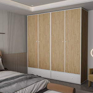 Шафа гардеробна Fumo FM1 936x511x1990 дуб кам'яний/білий