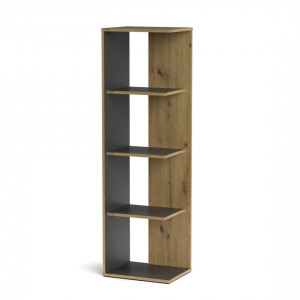 Paco PC6_2 Стелаж високий 400x350x1400 антрацит/дуб артізан Paco PC6_2 Стелаж високий 400x350x1400 антрацит/дуб артізан