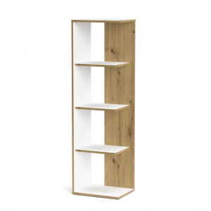 Paco PC6_2 Стелаж високий 400x350x1400 білий/дуб артізан Paco PC6_2 Стелаж високий 400x350x1400 білий/дуб артізан