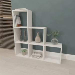 Полка для книг, стелаж для дому на 6 комірок M-39 1072x290x1080 Білий