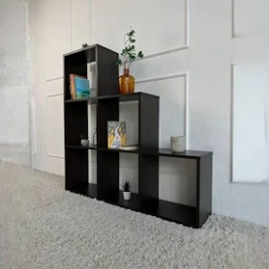 Полка для книг, стелаж для дому на 6 комірок M-39 1072x290x1080 Венге Темний