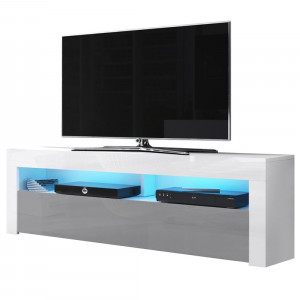 Тумба Mex MX160 1600х330х500мм ДСП 16мм білий/сірий Тумба Mex MX160 1600х330х500мм ДСП 16мм білий/сірий