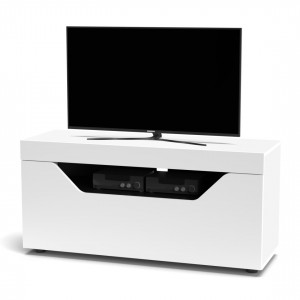 Тумба Twist TW100 під телевізор ДСП 1000x476x340 мм білий/чорний Тумба Twist TW100 під телевізор ДСП 1000x476x340 мм білий/чорний