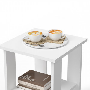 Стіл журнальний Tipo TP4 350x350x550 білий