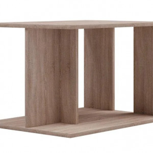 Стіл журнальний з полицями Kenzilo 690х500х445 мм Дуб Сонома Стіл журнальний з полицями Kenzilo 690х500х445 мм Дуб Сонома