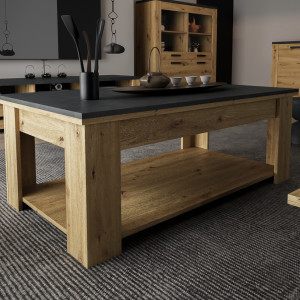 Столик журнальний Follow FW112 1200x670x457 матера/дуб артізан