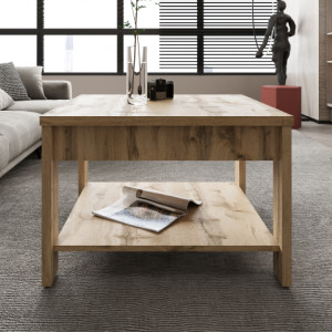 Столик журнальний KENT KT1 670x670x450 дуб вотан