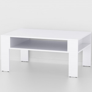 Журнальний стіл F-63 ДСП 16 мм 900х588х417 мм Білий