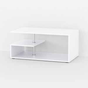 Журнальний стіл S-7 ДСП 16 мм 910х526х410 мм Білий