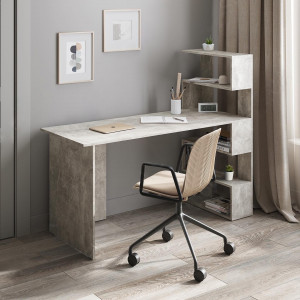 Стіл письмовий FST-15 1416х600х1226 мм Бетон