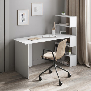 Стіл письмовий FST-15 1416х600х1226 мм Білий