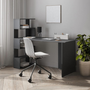 Стіл письмовий FST-24 1416х600х1226 мм Антрацит