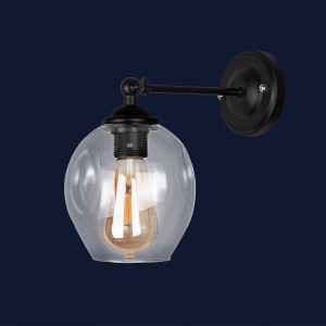 Бра 756WPR0231F-1 BK+CL