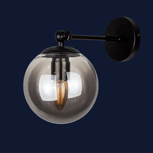 Бра 756WPR150F-1 BK+BK