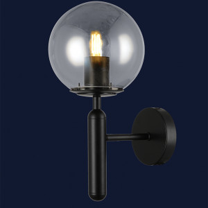 Бра 916W41-1 BK+CL