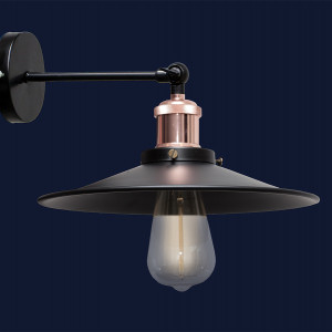 Бра 752WPB9F3-1 BK(260)