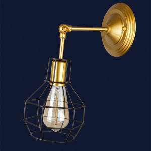 Бра 707W116F-1 GD+BK