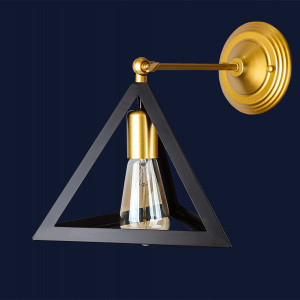 Бра 756W220F-1 GD+BK