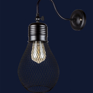 Бра 907W007F3-1 BK