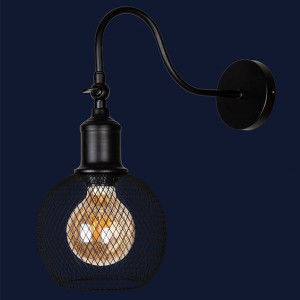 Бра 907W011F3-1 BK