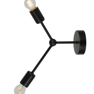 Настінно-стельовий світильник 761LW171-2 BK