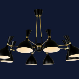 Люстра 756LPR1024-8 BK