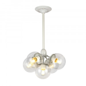 Люстра 756PL385-5 WH+CL Люстра 756PL385-5 WH+CL